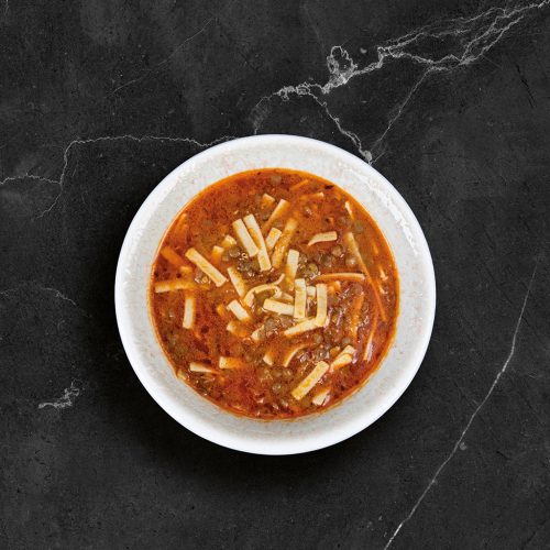 Erişteli Yeşil Mercimek Çorbası